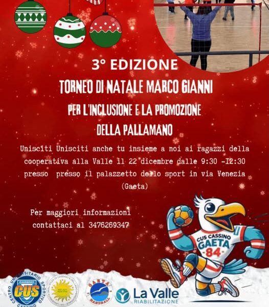 Articolo pallamano under 14+ Torneo Marco Gianni